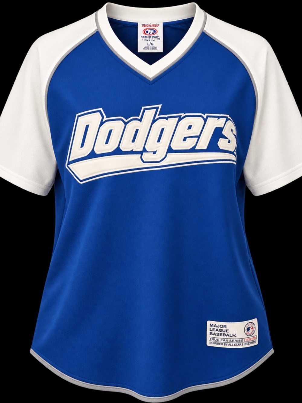 Los Angeles Dodgers Blue & White MLB Baseball Jersey | True Fan | Size L/G